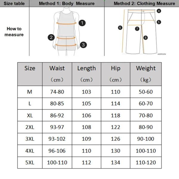 Pantalones holgados de bolsillo grande para hombre, para deportes al aire libre, jogging, tácticos, con cintura elástica, de algodón puro, informales, para trabajo - Image 5