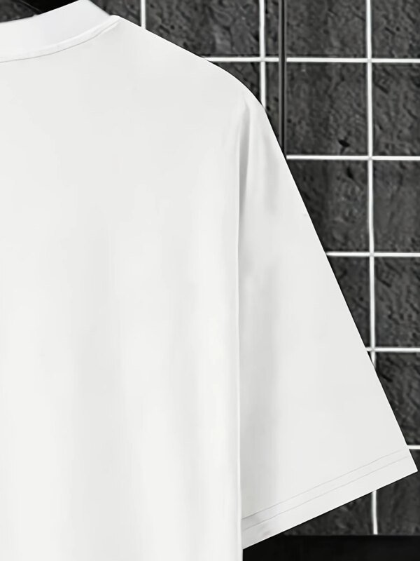 Verano 2025 Nuevo estilo de baloncesto para hombre, camiseta y pantalones cortos estampados en 3D de 2 piezas, ropa informal transpirable de poliéster para hombre - Image 4