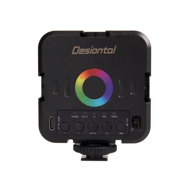 Mini luz de relleno RGB para bota caliente, fotografía en vivo, LED, portátil, ambiente, belleza, cámara móvil, bolsillo, ajustable - Image 2