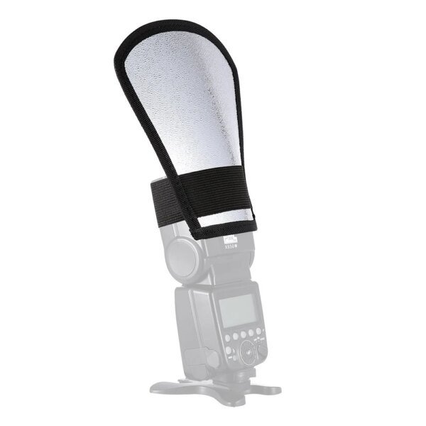Difusor de flash universal 2 en 1, softbox, luz de flash para fotografía, reflector plateado/blanco, accesorios de fotografía - Image 3