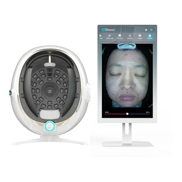 Escáner de piel 3D, analizador facial, monitor, espejo mágico, portátil, detector de inglés, cámara facial, análisis de prueba - Image 4