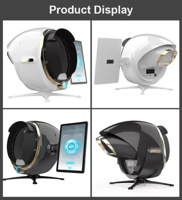 Escáner de piel 3D, analizador facial, monitor, espejo mágico, portátil, detector de inglés, cámara facial, análisis de prueba - Image 5