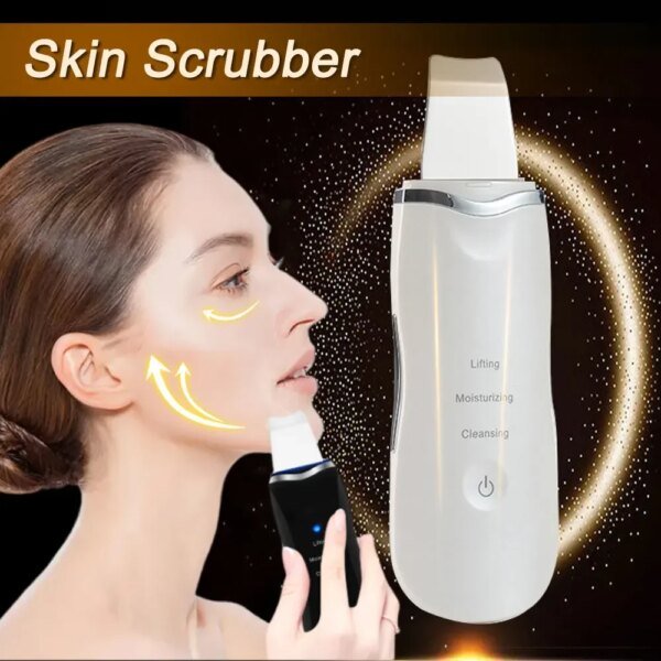 Depurador eléctrico de piel, removedor de puntos negros, limpieza facial profunda, lifting, limpiador de poros iónico para acné, espátula facial, pala limpiadora - Image 6