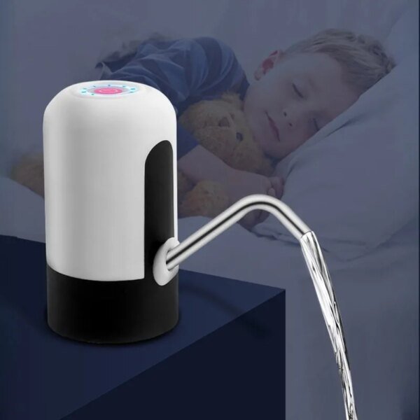Dispensador de agua portátil con bomba eléctrica, recargable por USB, automático, herramientas de cocina - Image 3
