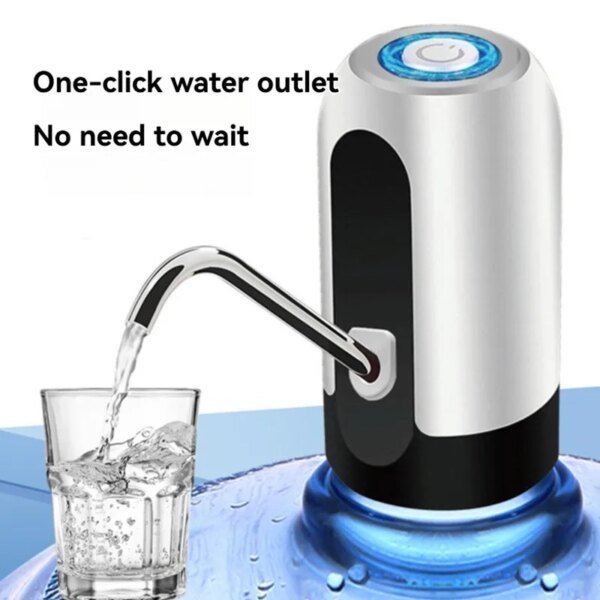 Dispensador de agua portátil con bomba eléctrica, recargable por USB, automático, herramientas de cocina - Image 5
