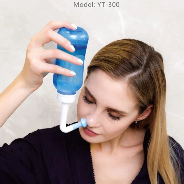 Irrigador nasal Waterpulse de 300 ml y 500 ml, limpiador nasal, protector nasal, para evitar la rinitis alérgica. Manual. - Image 2
