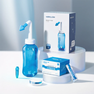 Irrigador nasal Waterpulse de 300 ml y 500 ml, limpiador nasal, protector nasal, para evitar la rinitis alérgica. Manual.