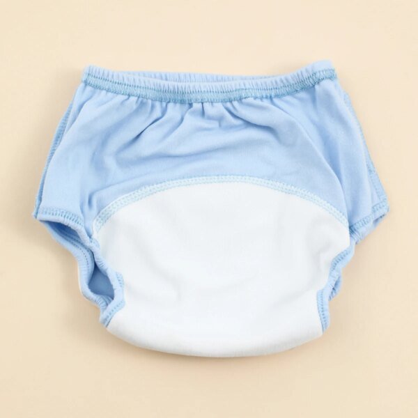 Braguitas de entrenamiento de algodón para bebé, pañales de tela impermeables, pañales reutilizables para niños pequeños, ropa interior para bebé - Image 2