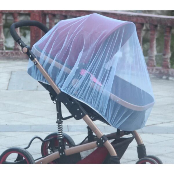 Mosquitera para cochecito de bebé, malla de protección segura para carrito de verano, accesorios para cochecito. - Image 3
