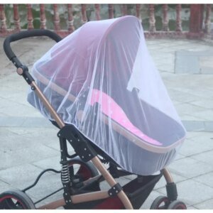 Mosquitera para cochecito de bebé, malla de protección segura para carrito de verano, accesorios para cochecito.