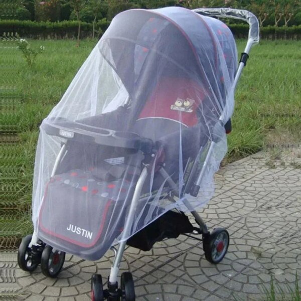 Mosquitera para cochecito de bebé, malla de protección segura para carrito de verano, accesorios para cochecito. - Image 2