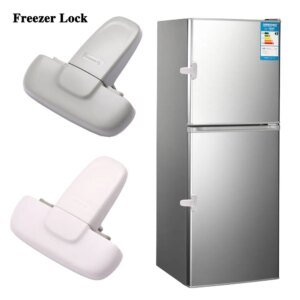 1 cerradura de seguridad para refrigerador, congelador, puerta, armario, cerradura de seguridad para niños pequeños