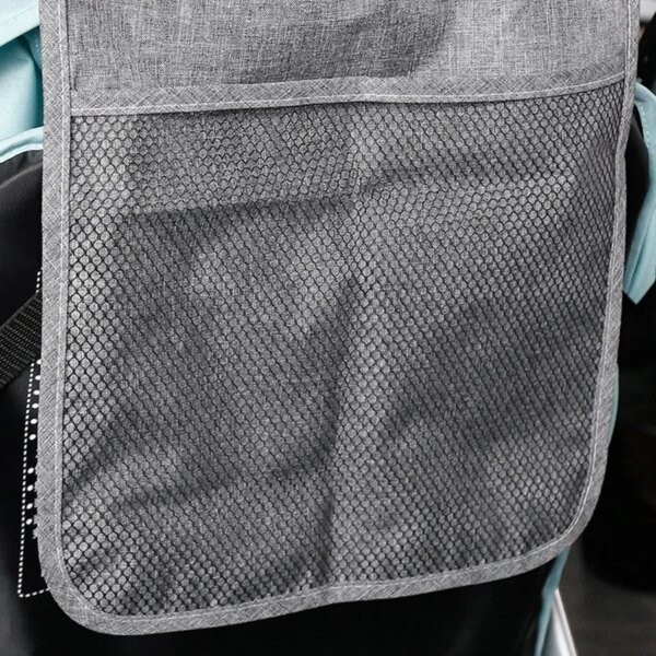 Bolsa de almacenamiento para cochecito de bebé, carrito de bebé, bolsa colgante portátil para exteriores, gran capacidad, bolsillos dobles, organizadores para mamá, bolsas de malla - Image 4