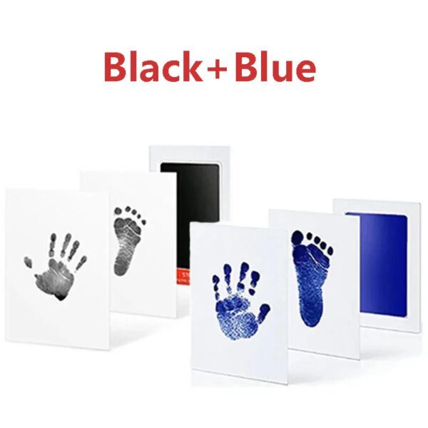 2 o 4 almohadillas de tinta para huellas de manos y pies de bebé, seguras, no tóxicas, sin contacto con la piel, kits de almohadillas de tinta sin tinta para mascotas, gatos, perros, recuerdos, regalos - Image 6
