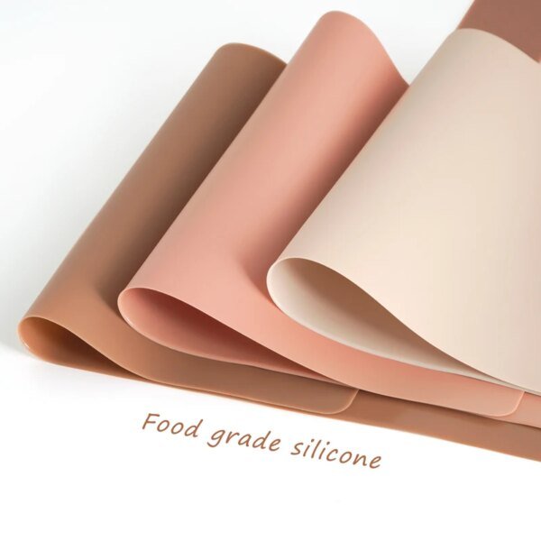 Silla alta personalizada de color puro, mantel individual para alimentación de alimentos sólidos, plato de comedor, mantel de silicona suave, vajilla, artículos para bebés - Image 2