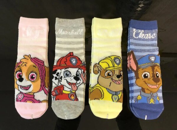 3 pares/lote de calcetines originales de la Patrulla Canina, de moda para primavera y verano, de malla de algodón para niños y niñas de 3 a 7 años, calcetines casuales para niños. - Image 6