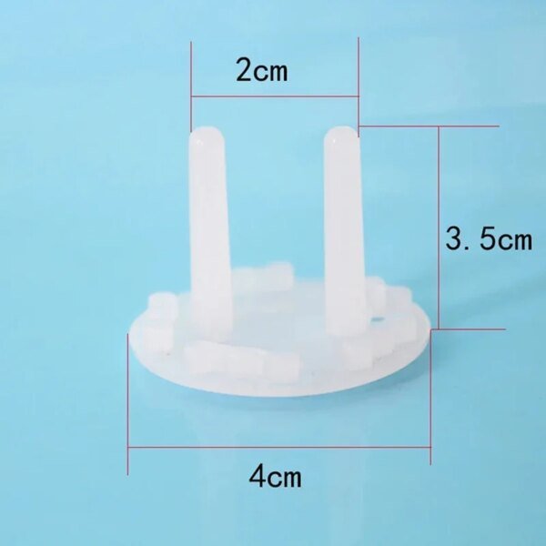 10 piezas de enchufes de la UE con forma de oso, tomacorrientes eléctricos para bebés y niños, protección de seguridad para niños, protección contra descargas eléctricas, cubierta protectora - Image 6