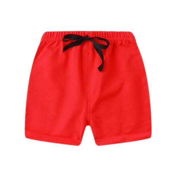 Pantalones cortos deportivos de algodón para niños de 0 a 1, 2, 3, 4, 5 y 6 años, de verano, en blanco y negro, para correr, ropa infantil. - Image 2