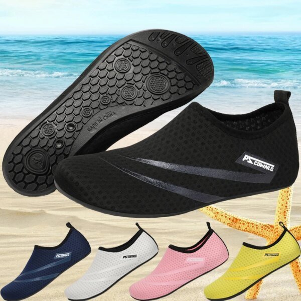 Zapatillas informales antideslizantes Calcetines de buceo para natación Playa de verano Cómodas y transpirables Zapatos de agua para la playa unisex - Image 2