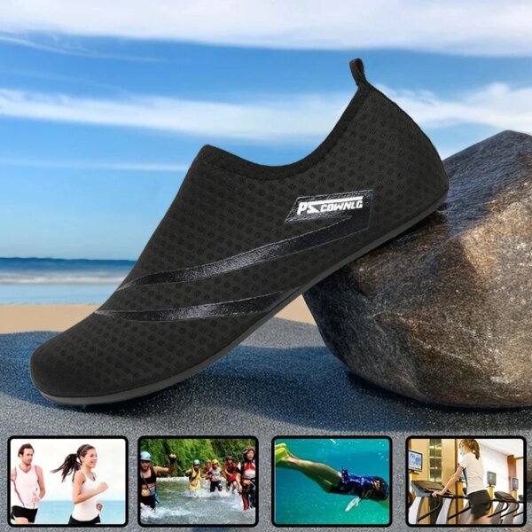 Zapatillas informales antideslizantes Calcetines de buceo para natación Playa de verano Cómodas y transpirables Zapatos de agua para la playa unisex - Image 3