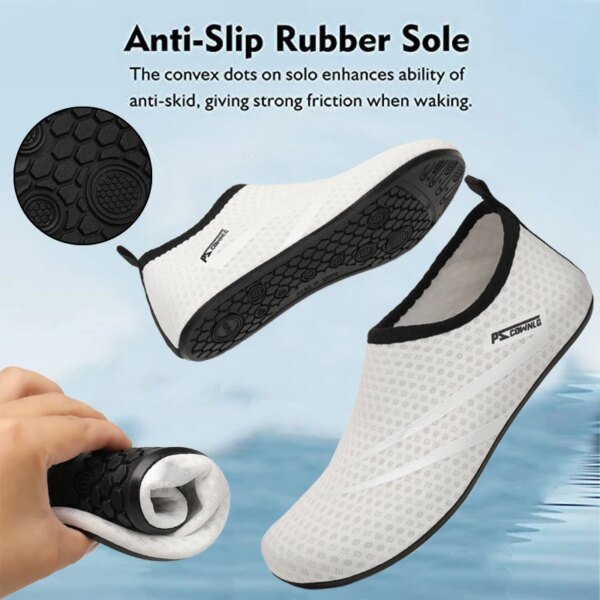 Zapatillas informales antideslizantes Calcetines de buceo para natación Playa de verano Cómodas y transpirables Zapatos de agua para la playa unisex - Image 5