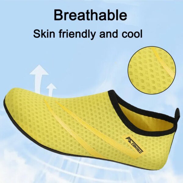 Zapatillas informales antideslizantes Calcetines de buceo para natación Playa de verano Cómodas y transpirables Zapatos de agua para la playa unisex - Image 4