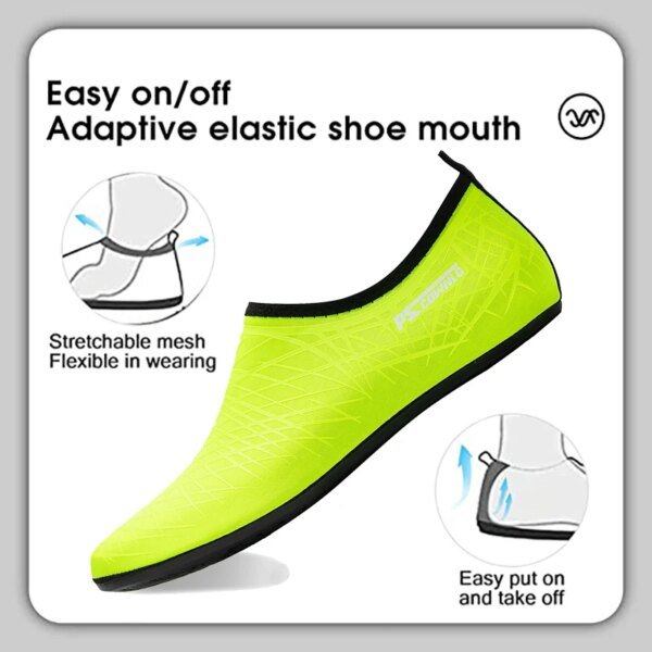 Natación en la playa Deportes acuáticos Zapatos para río Zapatillas descalzas Fitness Baile Natación Surf Zapatos acuáticos para hombres y mujeres - Image 2