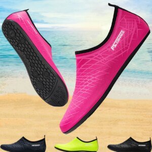Natación en la playa Deportes acuáticos Zapatos para río Zapatillas descalzas Fitness Baile Natación Surf Zapatos acuáticos para hombres y mujeres