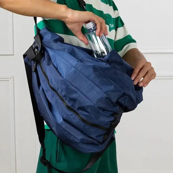 Mochila de nailon para exteriores, portátil, plegable, impermeable, para deportes, informal, plegable, a la moda - Image 6