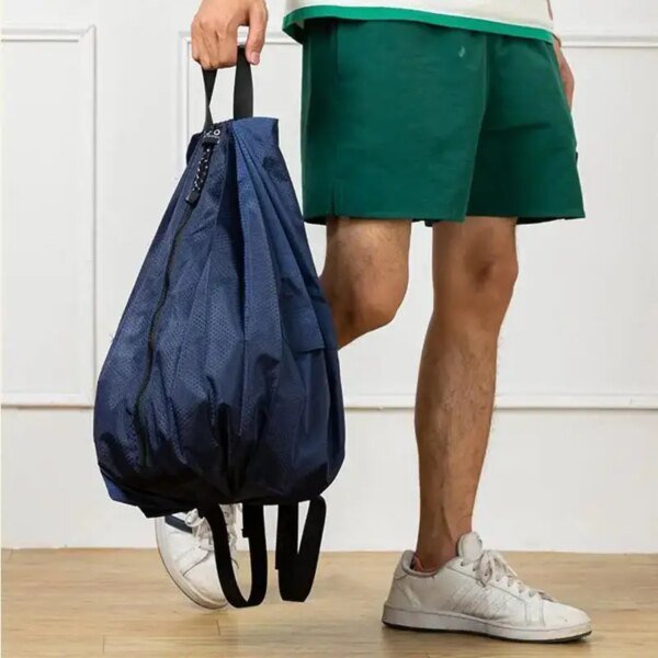 Mochila de nailon para exteriores, portátil, plegable, impermeable, para deportes, informal, plegable, a la moda - Image 4