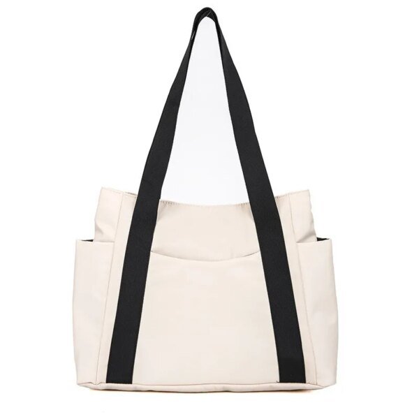 Bolso de diseñador para mujer, de lujo, de nailon, para el hombro, de color liso, para mamá, de gran capacidad, para vacaciones, 2024 - Image 5