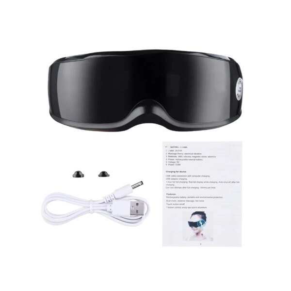 Masajeador ocular con vibración y terapia magnética, instrumento inteligente para masaje ocular, 9 modos de masaje, alivia la fatiga ocular. - Image 5