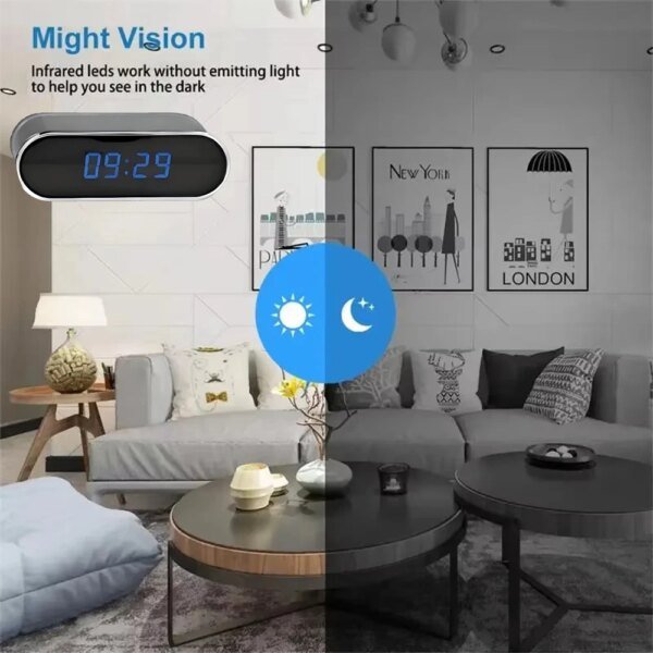 Nueva versión mejorada, mini cámara 4K FHD, claridad mejorada, visión nocturna por infrarrojos, detección móvil, visualización remota WIFI - Image 3