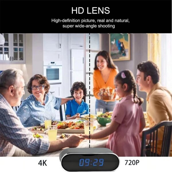 Nueva versión mejorada, mini cámara 4K FHD, claridad mejorada, visión nocturna por infrarrojos, detección móvil, visualización remota WIFI - Image 4