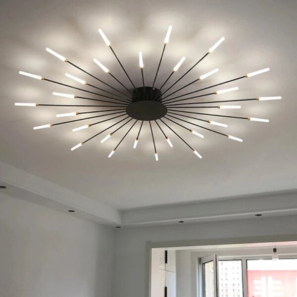 Lámpara de techo LED moderna para sala de estar, comedor, dormitorio, diseño de fuegos artificiales nórdicos, decoración del hogar, iluminación interior - Image 3