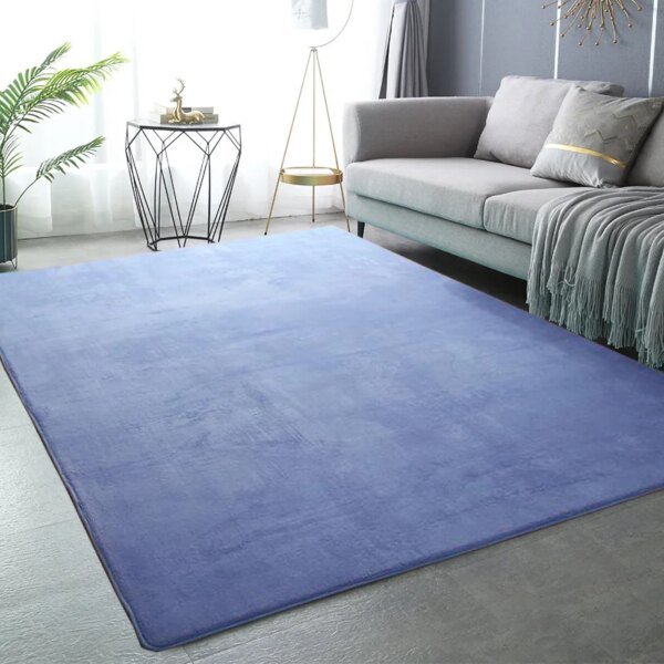 Alfombras de terciopelo coral para la decoración moderna de la sala de estar, alfombra de felpa corta y gruesa, alfombra de juego para niños, alfombra para gatear, cojín para balcón