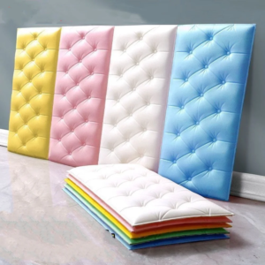 Pegatinas de pared gruesas 3D para decoración del hogar, autoadhesivas, suaves, anticolisión, para dormitorio infantil