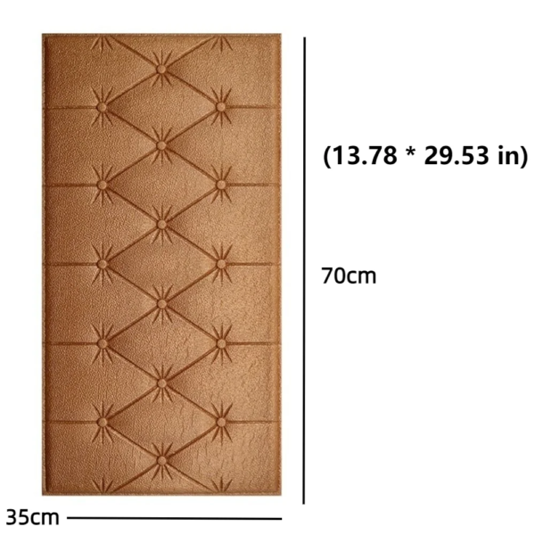 Pegatinas de pared gruesas 3D para decoración del hogar, autoadhesivas, suaves, anticolisión, para dormitorio infantil - Image 5
