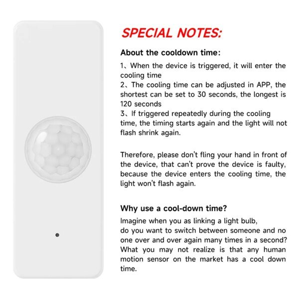 Sensor de movimiento PIR Tuya WiFi Zigbee para casa inteligente, detector infrarrojo corporal, seguridad, vida inteligente, compatible con Alexa y Google Home. - Image 6