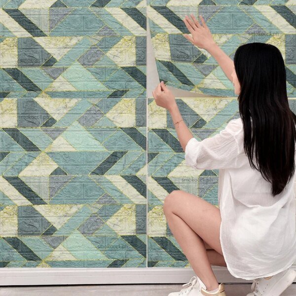 1-30 pegatinas de pared 3D de 77*70/35*30 cm, imitación de ladrillo, para dormitorio, decoración del hogar, impermeables, autoadhesivas, para sala de estar. - Image 4