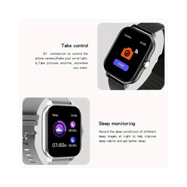 Reloj inteligente Android 2023, pantalla a color de 1,44 pulgadas, Bluetooth, llamadas, monitorización de oxígeno en sangre y presión arterial, para hombres y mujeres - Image 4