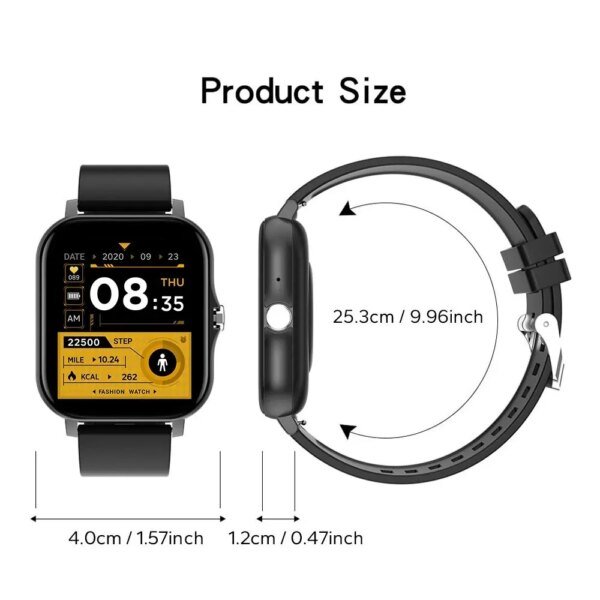 Reloj inteligente Android 2023, pantalla a color de 1,44 pulgadas, Bluetooth, llamadas, monitorización de oxígeno en sangre y presión arterial, para hombres y mujeres - Image 6