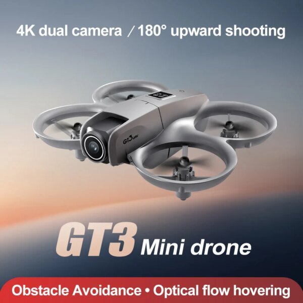 NUEVOS Drones GT3 GPS 8K Profesional HD 180° Cámaras duales 5G WIFI Motores sin escobillas Evitación de obstáculos FPV Cuadricóptero plegable Juguetes - Image 2