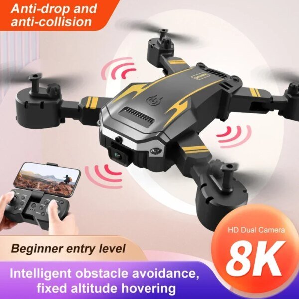 Dron GPS 5G 8K profesional 4K con cámara dual, fotografía aérea, evitación de obstáculos, UAV, cuadricóptero, helicóptero, juguetes, regalos - Image 2