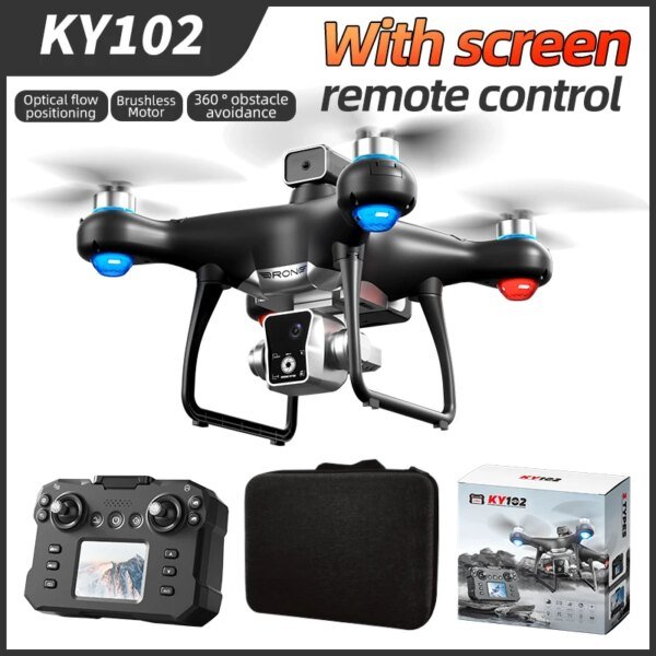 Dron Xiaomi KY102 MAX profesional con cámara dual HD, control de pantalla, sin escobillas, cuadricóptero RC, juguete de 10000 m - Image 5