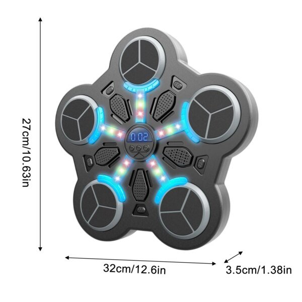 Máquina de boxeo musical para adultos y niños, ideal para deportes, fitness, entrenamiento de boxeo en casa, máquina de boxeo montada en la pared. - Image 6