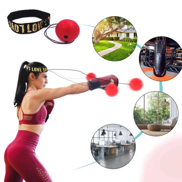 Pelota de boxeo de velocidad, de PU, montada en la cabeza, para MMA, Sanda, entrenamiento, reacción mano-ojo, saco de arena para el hogar, equipo de boxeo para fitness, gran oferta - Image 6