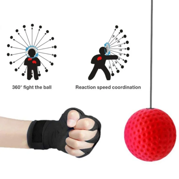 Pelota de boxeo de velocidad, de PU, montada en la cabeza, para MMA, Sanda, entrenamiento, reacción mano-ojo, saco de arena para el hogar, equipo de boxeo para fitness, gran oferta - Image 5