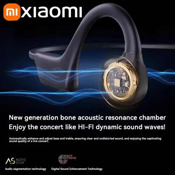 Auriculares Xiaomi IPX8 de conducción ósea, impermeables, Bluetooth 5.3, inalámbricos, con gancho para la oreja y tarjeta extraíble, deportivos para natación. - Image 5