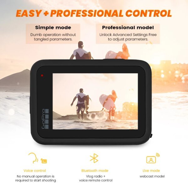 Cámara deportiva GoPro Hero 13 Black, resistente al agua y antivibración, para ciclismo, con video en vivo de 5.3K. - Image 5